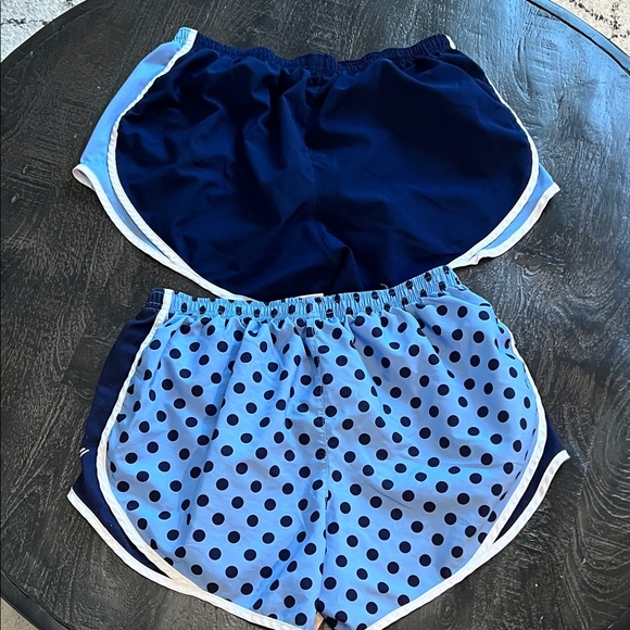 Varsity Women's Navy and Light Blue Athletic Shorts Set - Picture 8 of 8